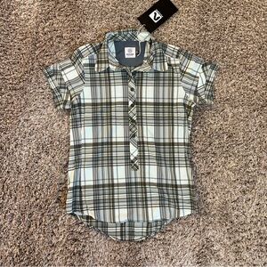 W’s Flylow Plaid Mountain Bike Jersey - NWT